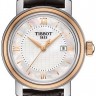 Коричневый кожаный ремешок Tissot T610035997, теленок, 14/14, без замка, для часов Tissot Bridgeport T097.007, T097.010