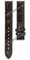 Коричневый кожаный ремешок Tissot T610035997, теленок, 14/14, без замка, для часов Tissot Bridgeport T097.007, T097.010