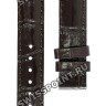 Коричневый кожаный ремешок Tissot T610035997, теленок, 14/14, без замка, для часов Tissot Bridgeport T097.007, T097.010