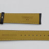 Черный кожаный ремешок Tissot T610017239, удлиненный, 20/18 XL, теленок, белая прострочка, без замка, для часов Tissot PRC 100 P860, P862, P870