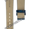 Синий кожаный ремешок Certina C610021190, 17/14, без замка, для часов Certina DS 8 C033.234.36.048.00