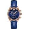 Синий кожаный ремешок Certina C610021190, 17/14, без замка, для часов Certina DS 8 C033.234.36.048.00