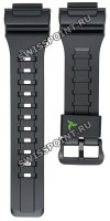 Черный полимерный ремешок Casio 10462707 для часов Casio STL-S100H-1A, STL-S100H-2A