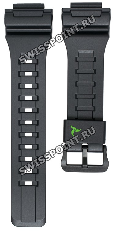 Черный полимерный ремешок Casio 10462707 для часов Casio STL-S100H-1A, STL-S100H-2A