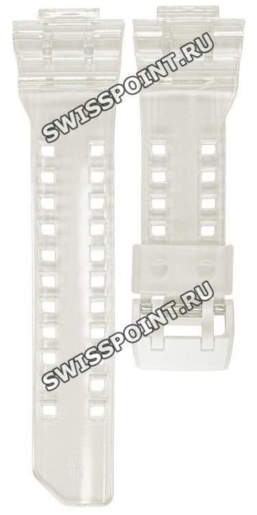 Прозрачный полимерный ремешок Casio 10586488 для часов Casio GA-400SK-1A9