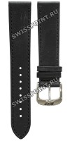 Черный кожаный ремешок Tissot T600042557, 20/18, стальная пряжка, для часов Tissot Visodate T118.410.16.057.01
