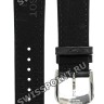 Черный кожаный ремешок Tissot T600042557, 20/18, стальная пряжка, для часов Tissot Visodate T118.410.16.057.01