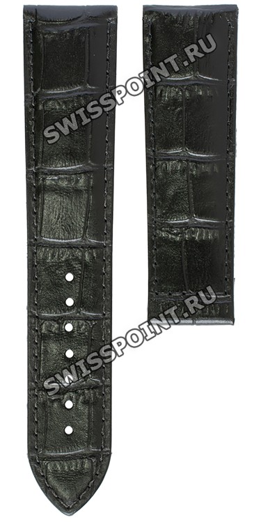 Черный кожаный ремешок Tissot T610033889, теленок, 22/20, без замка, для часов Tissot Heritage 160 Anniversary T078.641