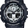 Черный полимерный ремешок Casio 10508122 для часов Casio GA-100BW-1A, GA-110BW-1A