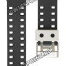 Черный полимерный ремешок Casio 10508122 для часов Casio GA-100BW-1A, GA-110BW-1A