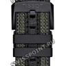 Зеленый каучуковый ремешок Tissot T603044212 с текстильной накладкой, 22/22, черная пряжка, для часов Tissot T-Race T115.427.37.091.00