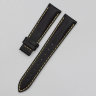 Ремешок TISSOT T610017240 черный, теленок, 17/14, белая прострочка, без замка, PRC 100 (P832) для часов TISSOT