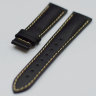 Ремешок TISSOT T610017240 черный, теленок, 17/14, белая прострочка, без замка, PRC 100 (P832) для часов TISSOT