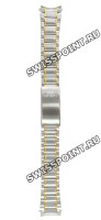 Стальной комбинированный сталь/желтый браслет Orient KDAGZSZ для часов Orient FUG0Q002C