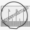Уплотнительная прокладка для задней крышки часов Casio 10552587 для часов Casio GA-2000, GA-800, GA-810, GA-835, GBA-800, GBD-800
