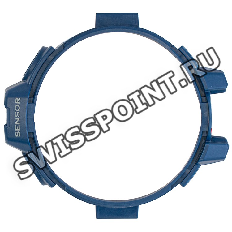 Синий рант корпуса часов Casio 10476152 для часов Casio GWN-1000-2A