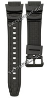 Черный полимерный ремешок Casio 10569210 для часов Casio W-218H-1A, W-218H-1B, W-218H-3A, W-218H-5B, W-219H-1A2