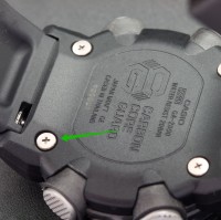 Черный винт Casio 10584149 для задней крышки часов Casio GA-2000E-4, GA-2000GZ-3A