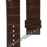 Коричневый кожаный ремешок Tissot T610029096, теленок, имитация крокодила, 19/18, без замка, для Tissot PR 100, T-Classic T049.407, T049.410, T049.417, T065.430, T006.407