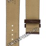 Коричневый кожаный ремешок Tissot T610029096, теленок, имитация крокодила, 19/18, без замка, для Tissot PR 100, T-Classic T049.407, T049.410, T049.417, T065.430, T006.407