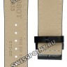 Черный кожаный ремешок Tissot T610031319, теленок, имитация крокодила, с вырезом, 20/18, без замка, для часов Tissot TXL T061.310