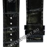 Черный кожаный ремешок Tissot T610031319, теленок, имитация крокодила, с вырезом, 20/18, без замка, для часов Tissot TXL T061.310