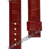 Бордовый кожаный ремешок Tissot T610020015, имитация крокодила, 14/14, без замка, для часов Tissot T-Wave L850, L851, T023.210