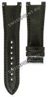 Черный кожаный ремешок Balmain B1732175, 22/18, с вырезом, без замка, для часов Balmain 7037
