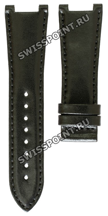 Черный кожаный ремешок Balmain B1732175, 22/18, с вырезом, без замка, для часов Balmain 7037