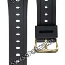 Черный полимерный ремешок Casio 71605359, желтая пряжка, для часов Casio DW-5600BBMB-1
