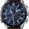 Коричневый кожаный ремешок Casio 10563255 для часов Casio EQB-501XBL-2A