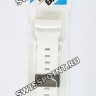 Белый полимерный ремешок Casio 10556621 для часов Casio GAS-100B-7A, GAW-100B-7A