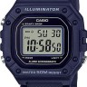 Синий полимерный ремешок Casio 10569211 для часов Casio W-218H-2A