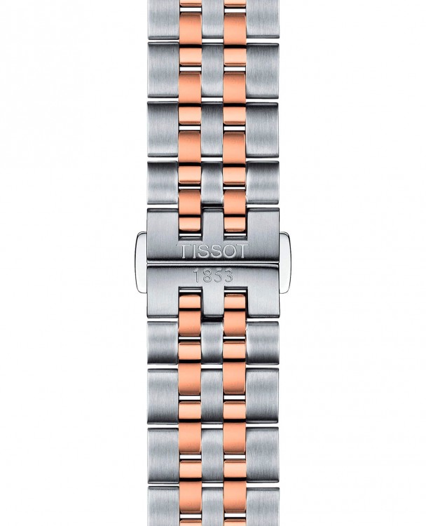 T605041257 Стальной комбинированный браслет для часов TISSOT Ballade Powermatic 80 COSC T108.408