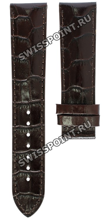Коричневый кожаный ремешок Tissot T610041214, теленок, 20/18, без замка, для часов Tissot Le Locle II T006.414.16.263.00