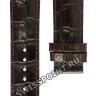 Коричневый кожаный ремешок Tissot T610041214, теленок, 20/18, без замка, для часов Tissot Le Locle II T006.414.16.263.00