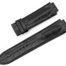 Черный кожаный ремешок Tissot T610030954, удлиненный, 24/22 XL, теленок, имитация крокодила, без замка, для часов Tissot TXL T061.717