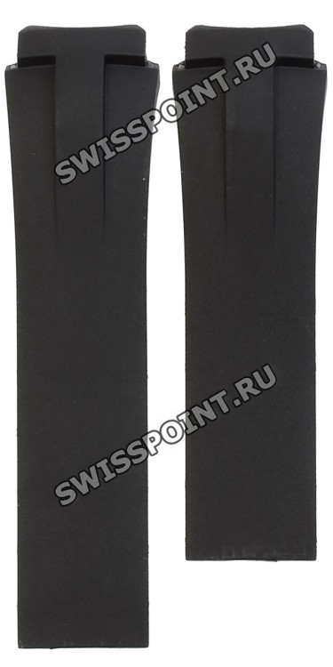 Черный каучуковый ремешок Tissot T610020272, без замка, для часов Tissot T-Touch Trekking T001.520