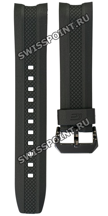 Черный полимерный ремешок Casio 10464315 для часов Casio EFR-536PB-1A3