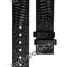 Черный кожаный ремешок Balmain B1730755, 15/14, с вырезом, без замка, для часов Balmain Excessive 2651, 2655