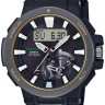 Черный полимерный карбоновый ремешок Casio 10627157, стальная пряжка, для часов Casio Pro Trek  PRW-7000-1A, PRW-7000-1B