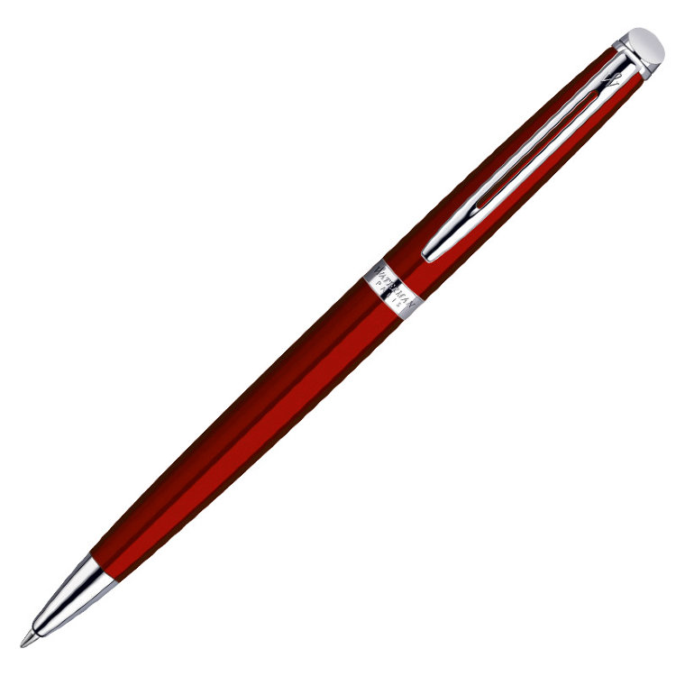 Ручка WATERMAN 1869011 Шариковая ручка Waterman Hemisphere Essential, Comet Red CT / АРТИКУЛ: 1869011 (№ 206)