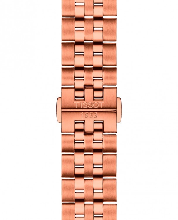 T605041209 Розовый стальной браслет для часов Tissot Ballade Powermatic 80 COSC T108.408