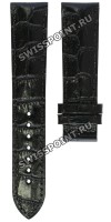 Черный кожаный ремешок Tissot T610041215, теленок, 20/18, без замка, для часов Tissot Le Locle T006.414