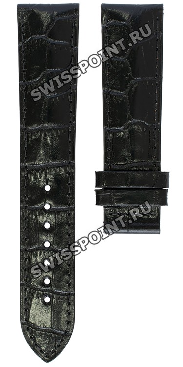 Черный кожаный ремешок Tissot T610041215, теленок, 20/18, без замка, для часов Tissot Le Locle T006.414