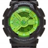 Черный глянцевый полимерный ремешок Casio 10400709 для часов Casio G-8900A-1, GA-110B-1A2, GA-110B-1A3