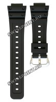 Черный полимерный ремешок Casio 10512401 для часов Casio DW-5600, G-5600, GW-M5600, DW-5000, GW-M5610, G-5700, DW-5700, DW-5750