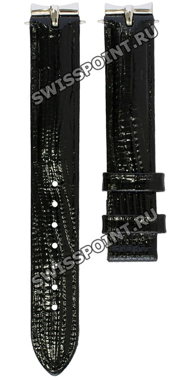 Черный кожаный ремешок Certina C610017774, теленок, 14/14, без замка, для часов Certina Ds Dream C021.210.16.056.00
