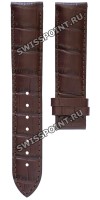 Коричневый кожаный ремешок Tissot T610014561, теленок, 19/18, без замка, для часов Tissot T014.430, T361