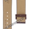 Коричневый кожаный ремешок Tissot T610014561, теленок, 19/18, без замка, для часов Tissot T014.430, T361